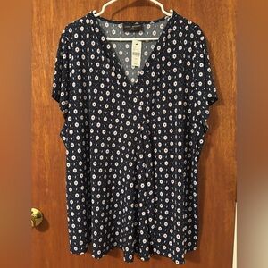 Lane Bryant Blouse Size 22/24 Brand New With Tags